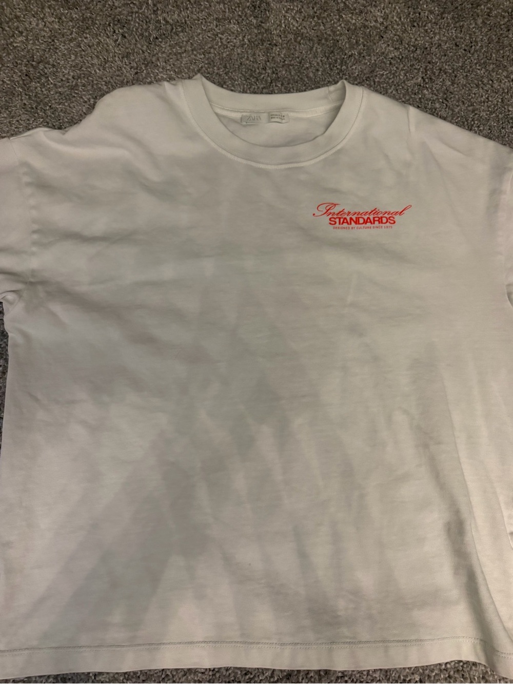 Zara cropped tshirt